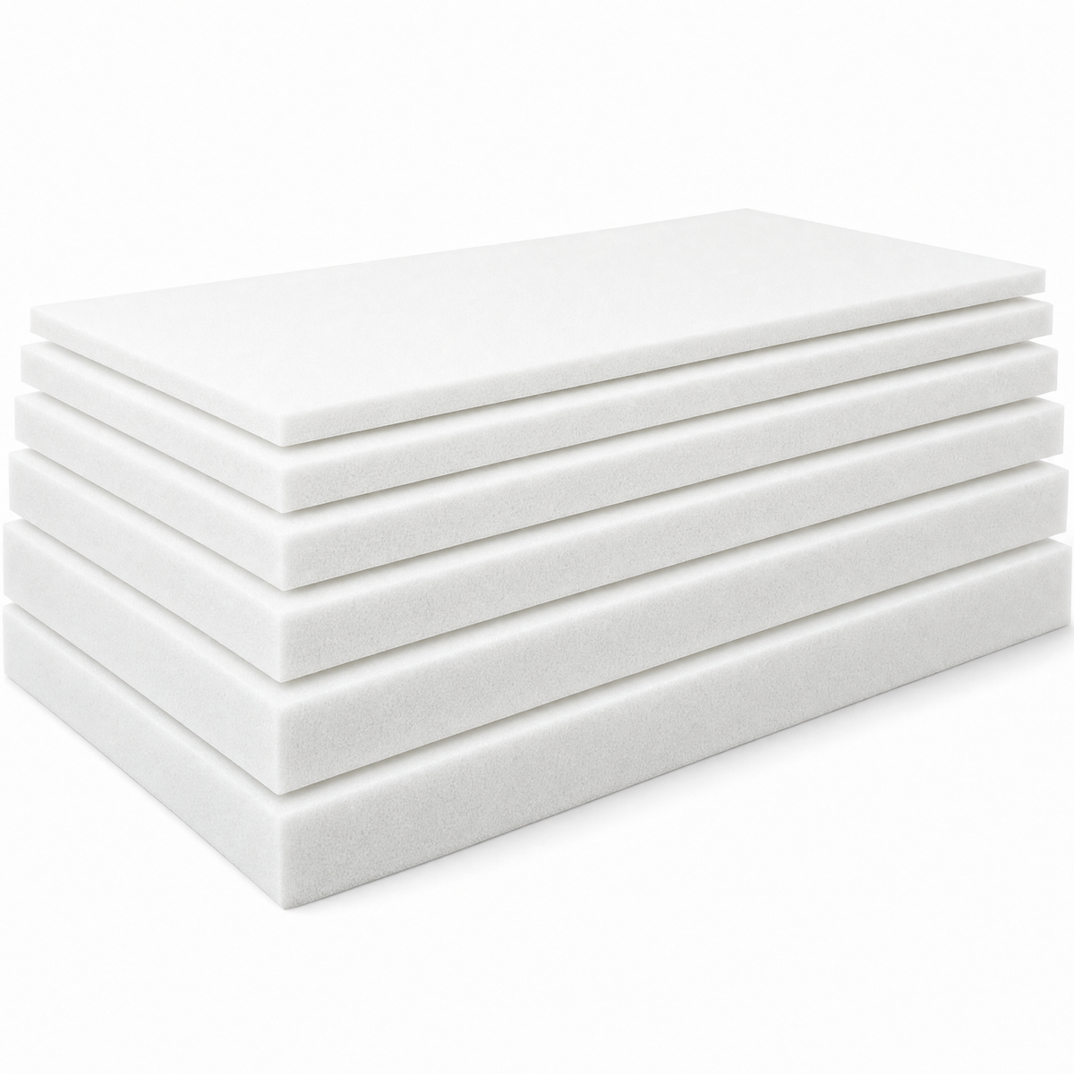 Lastra Gommapiuma Standard 25/kg m3 Media – 200x100 cm Bianco